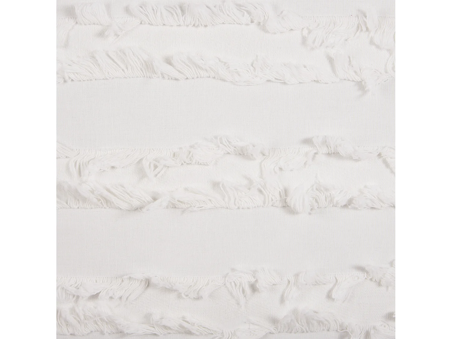 Lot de 2 coussins décoratifs MAKNEH Coton 45 x 45 cm Blanc Unicolore