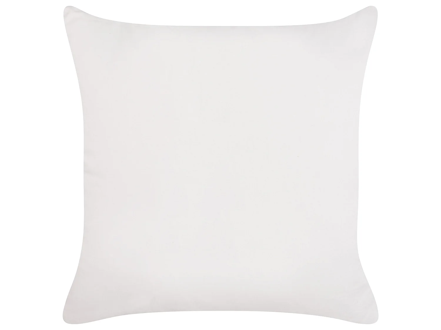 Set of 2 Decorative Cushions MAKNEH Cotton 45 x 45 cm White Solid