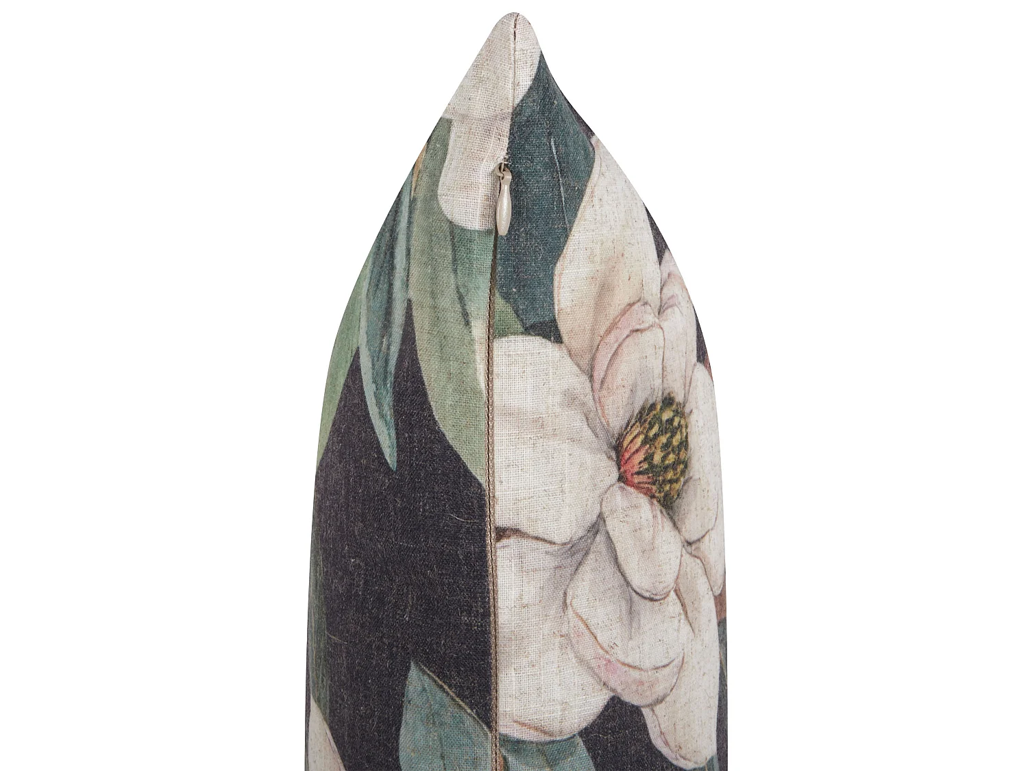 Set di 2 cuscini ZAHRIYE 45 x 45 cm Nero Trama floreale