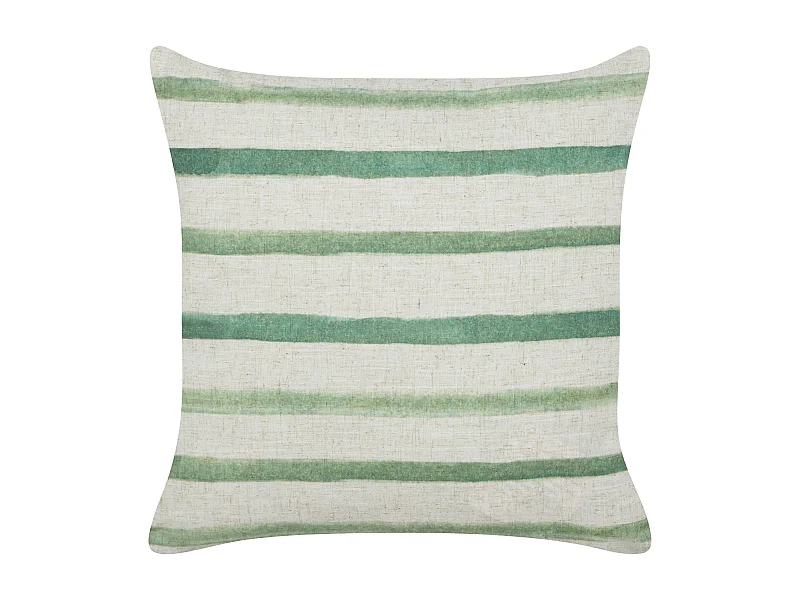 Coussin KAFRA 45 x 45 cm Vert À rayure