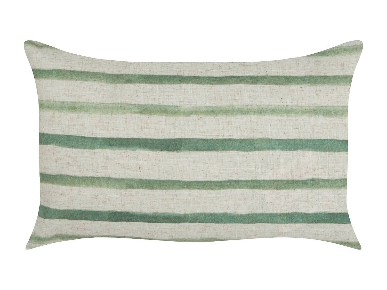 Lot de 2 coussins décoratifs KAFRA 30 x 50 cm Vert À rayure