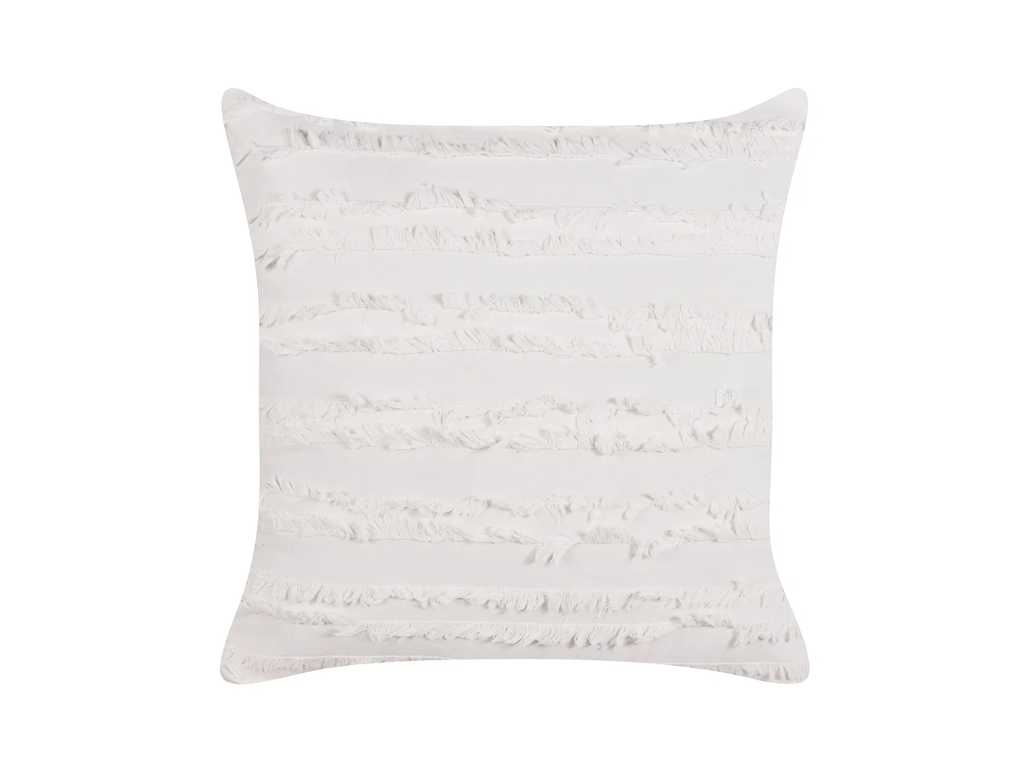Coussin MAKNEH Coton 45 x 45 cm Blanc Unicolore