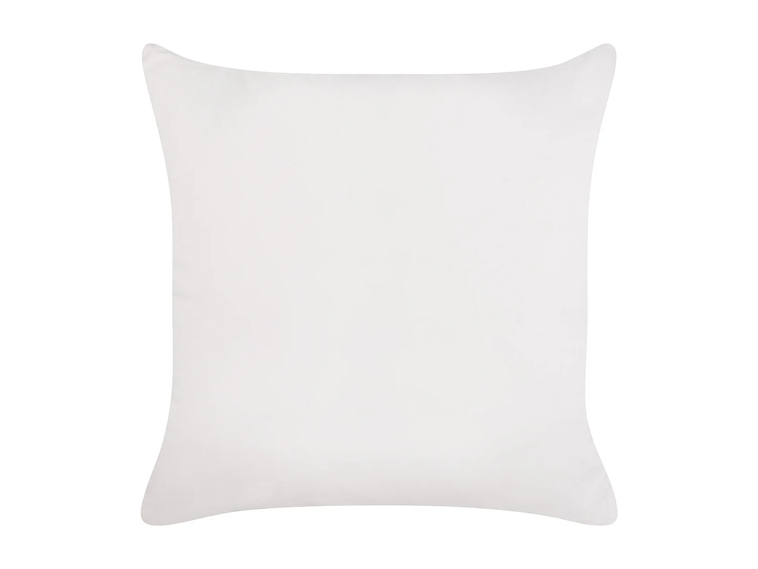 Coussin MAKNEH Coton 45 x 45 cm Blanc Unicolore