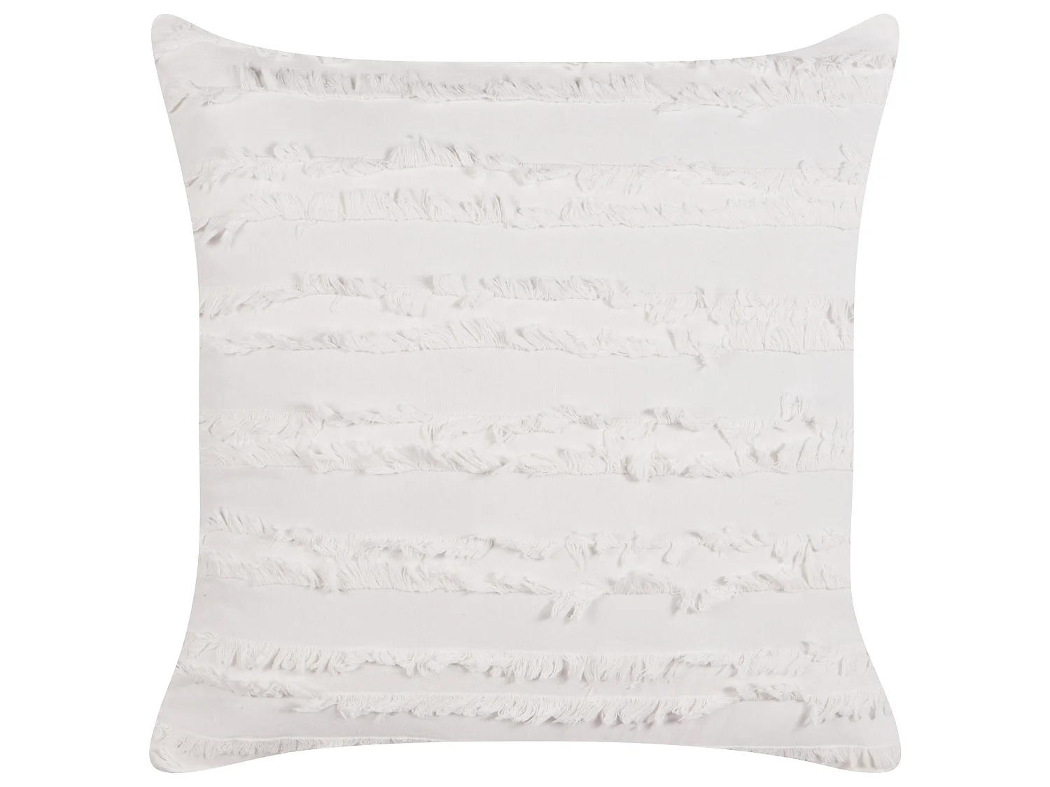Throw Cushion MAKNEH Cotton 45 x 45 cm White Solid