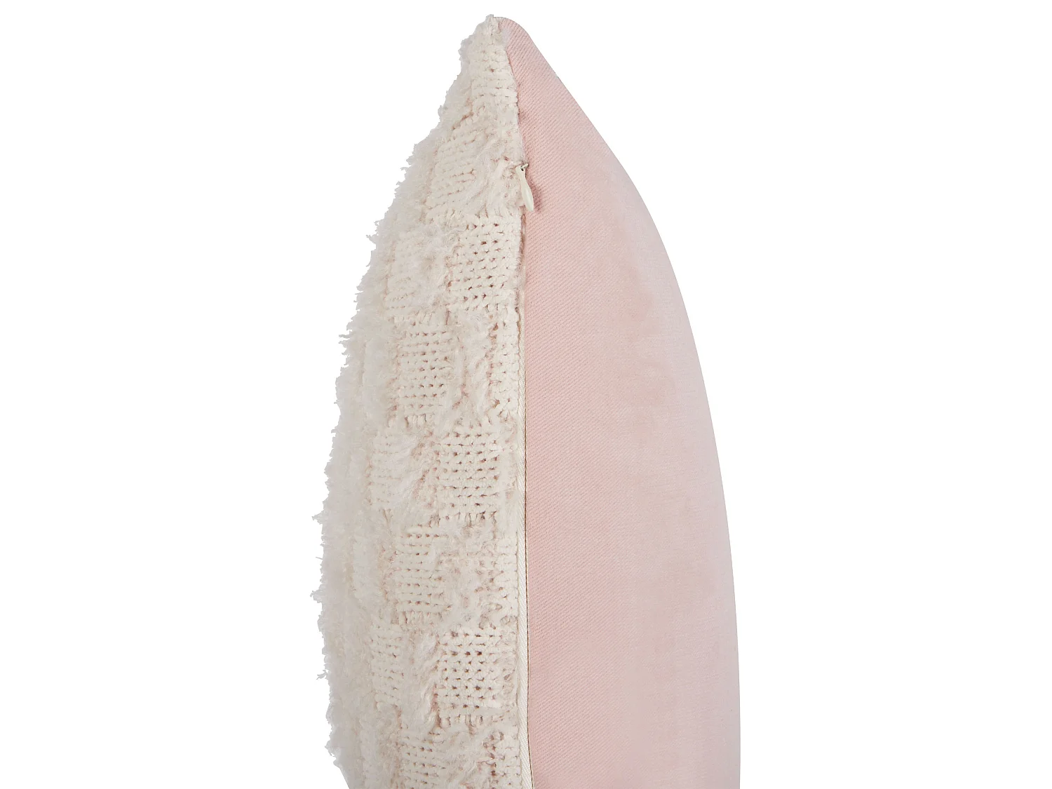 Prydnadskudde BASALIM 45 x 45 cm Beige Monokromt