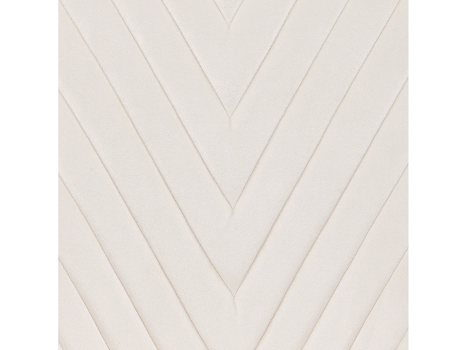 Lot de 2 chaises de salle à manger ALTOONA Velours Blanc cassé