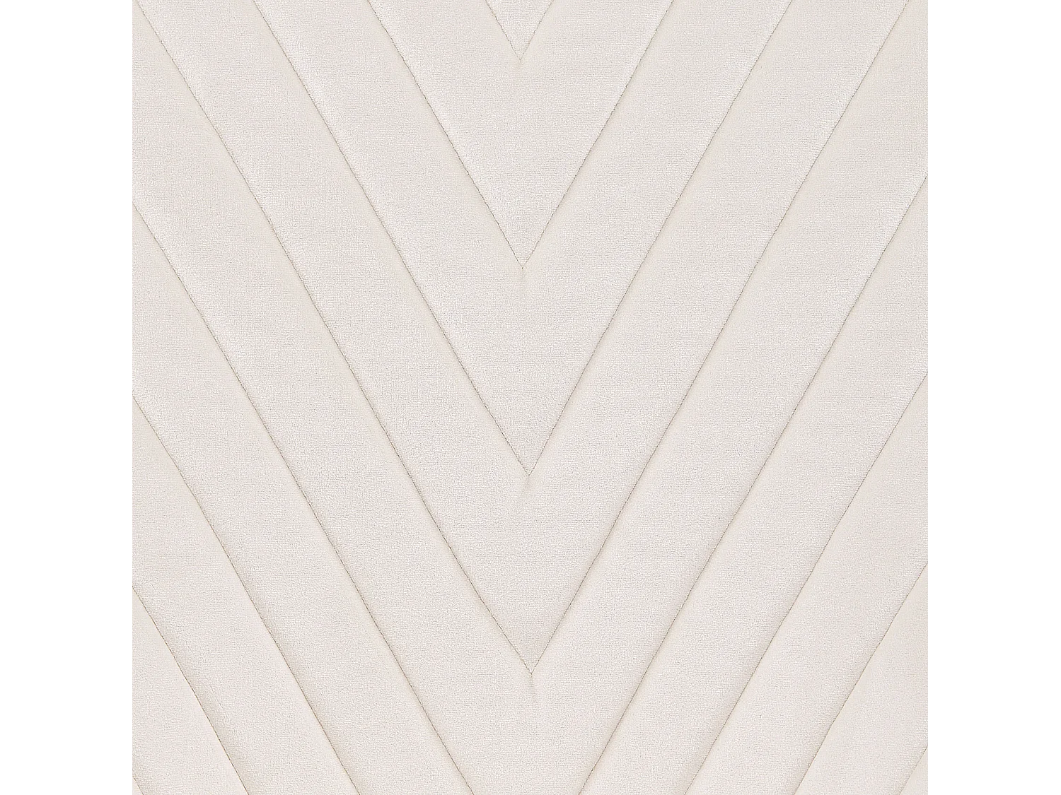 Lot de 2 chaises de salle à manger ALTOONA Velours Blanc cassé