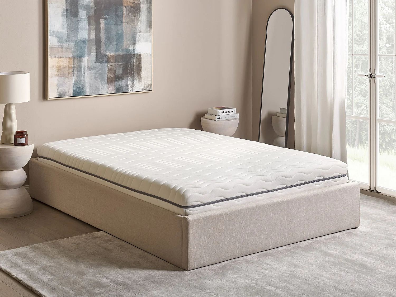Matelas à mémoire de forme JOLLY Moyennement ferme 140 x 200 cm