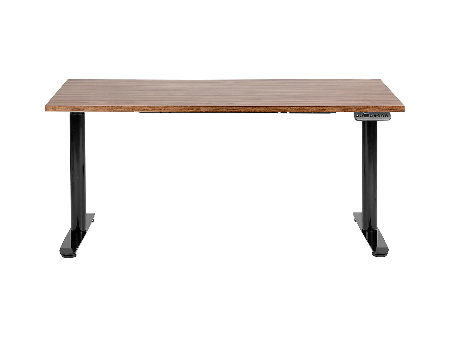 Bureau réglable en hauteur électriquement DESTINAS Marron/noir 160 cm 72 cm