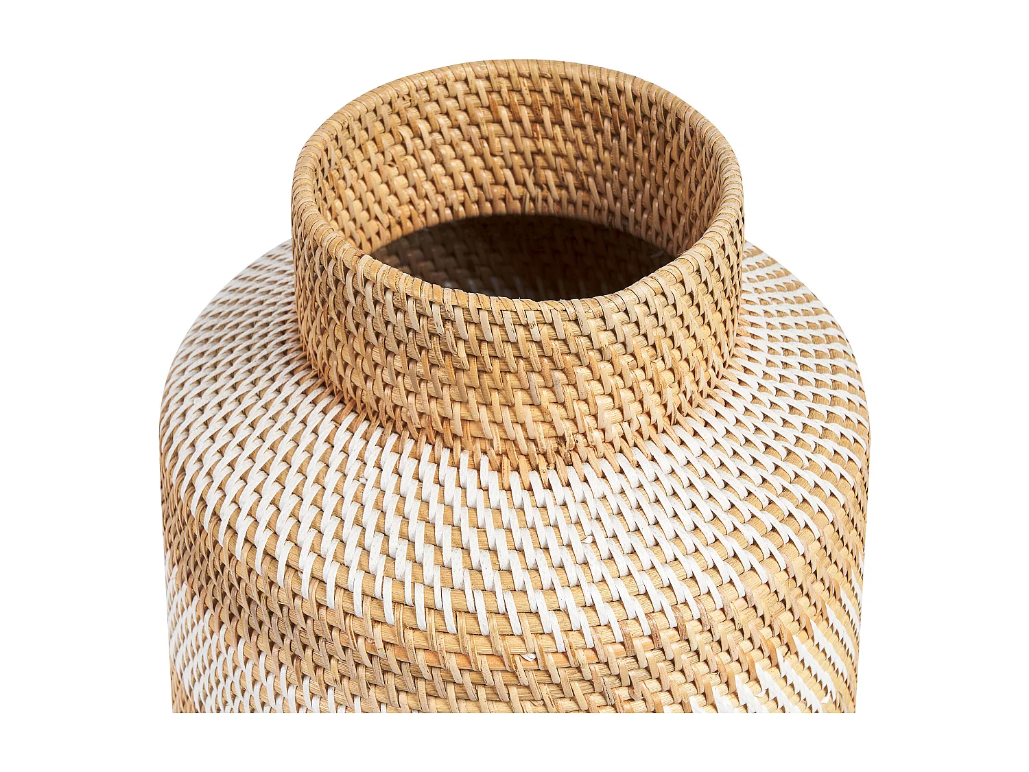 Dekovase RENUN Keramik 36 cm Naturfarben