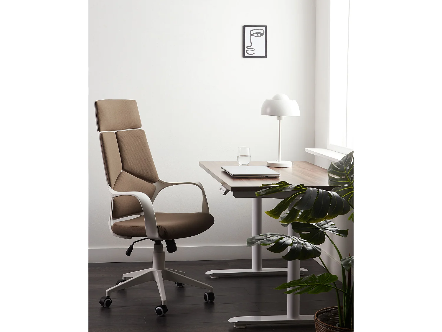 Chaise de bureau DELIGHT Marron