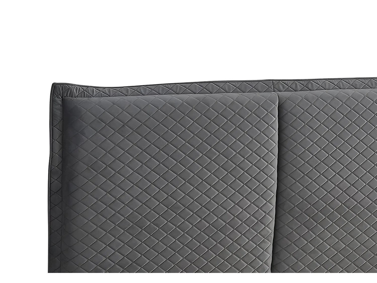 Lit Becky/160x200/Tissu-Gris