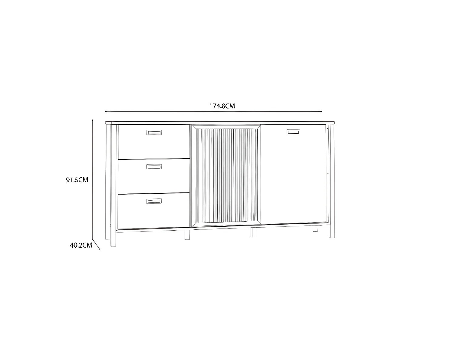 Sideboard Jitiana/Braun