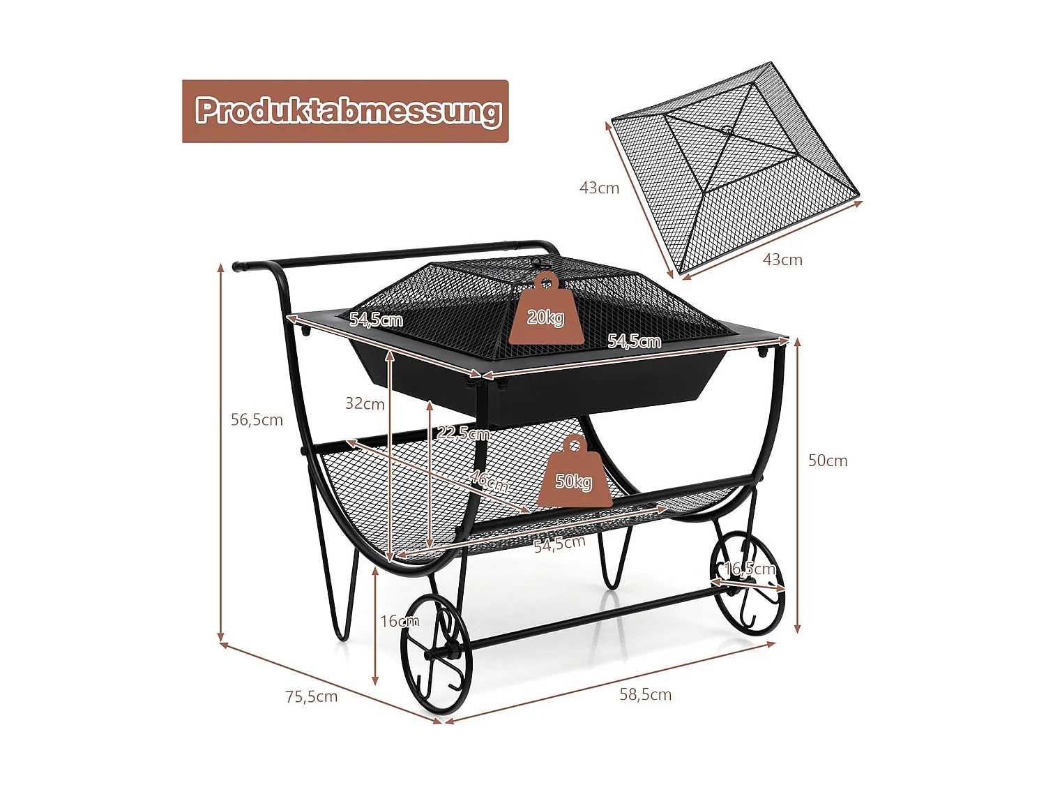 Brennholzregal Feuerholzregal