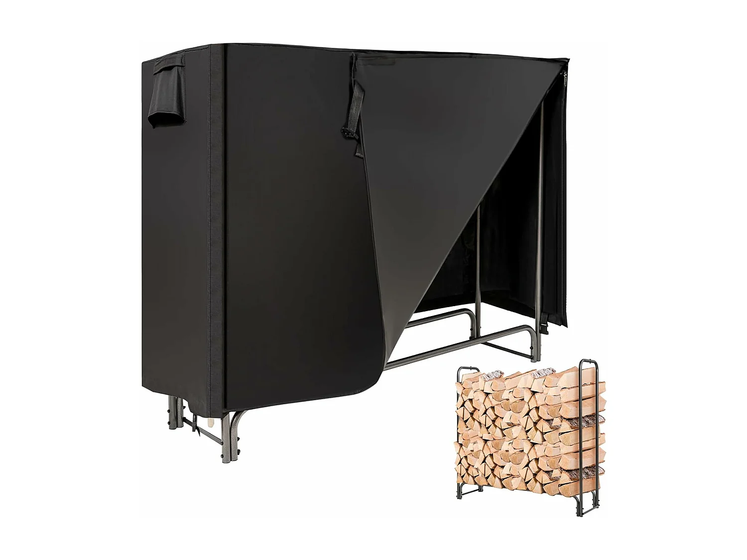 Kaminholzregal Aussen Metall