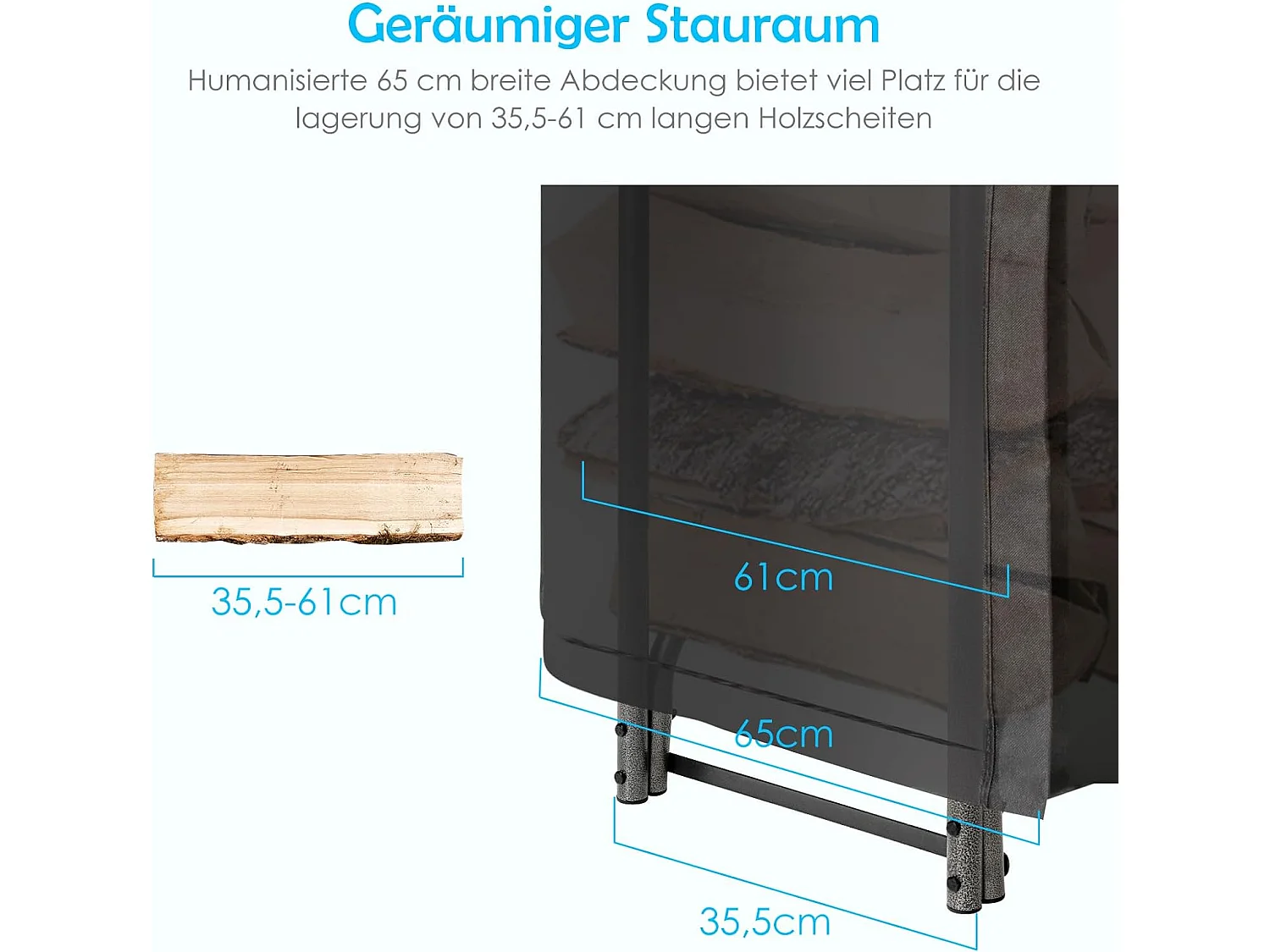 Kaminholzregal Aussen Metall