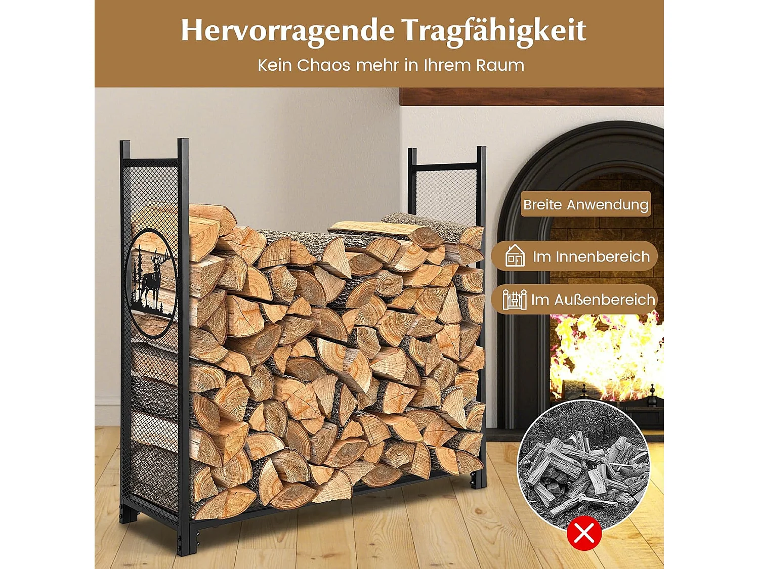 Kaminholzregal ZB33470DE