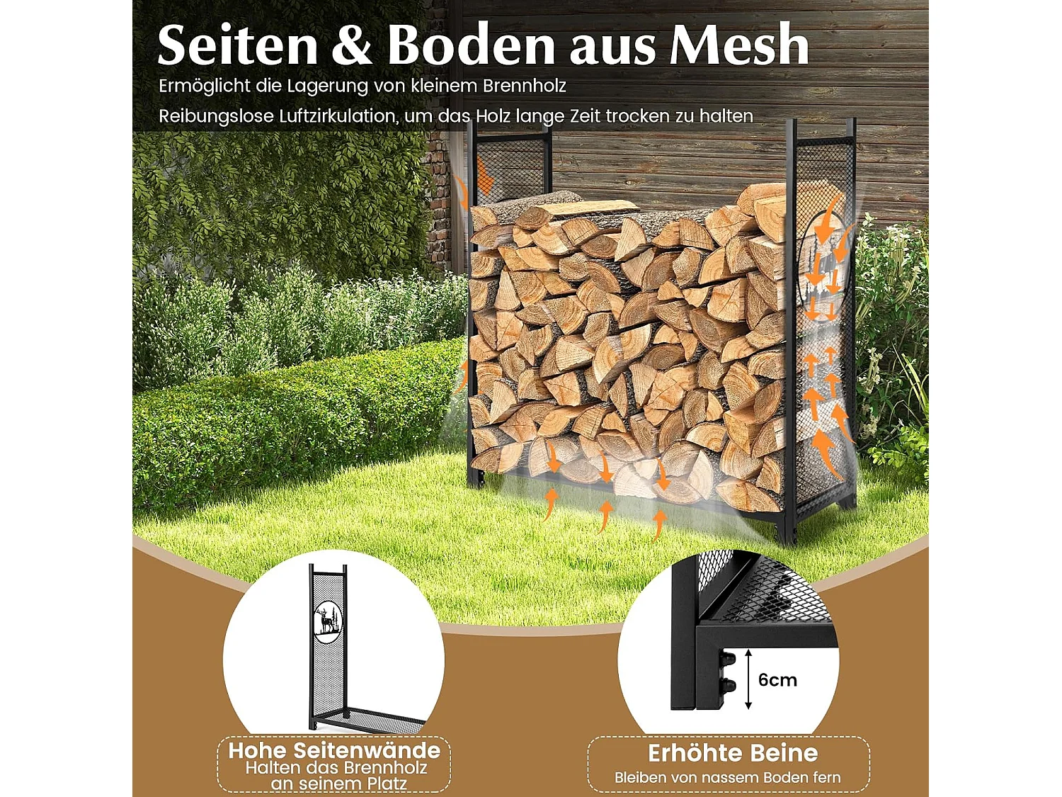 Kaminholzregal ZB33470DE