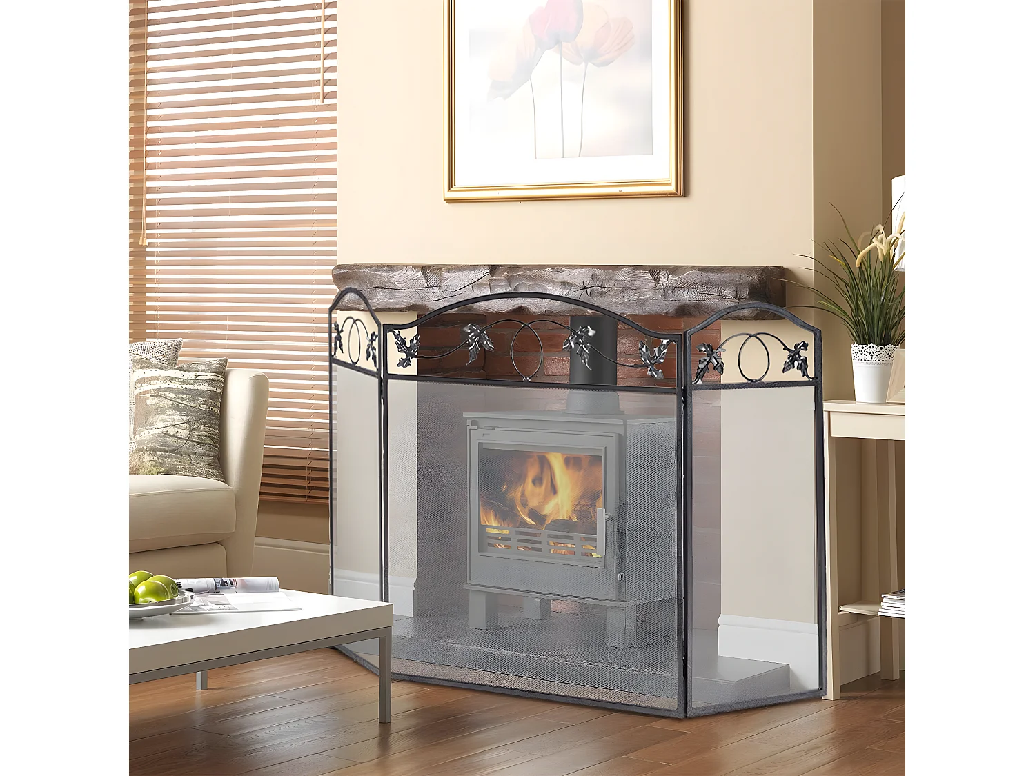 Funkenschutzgitter 3-teilig