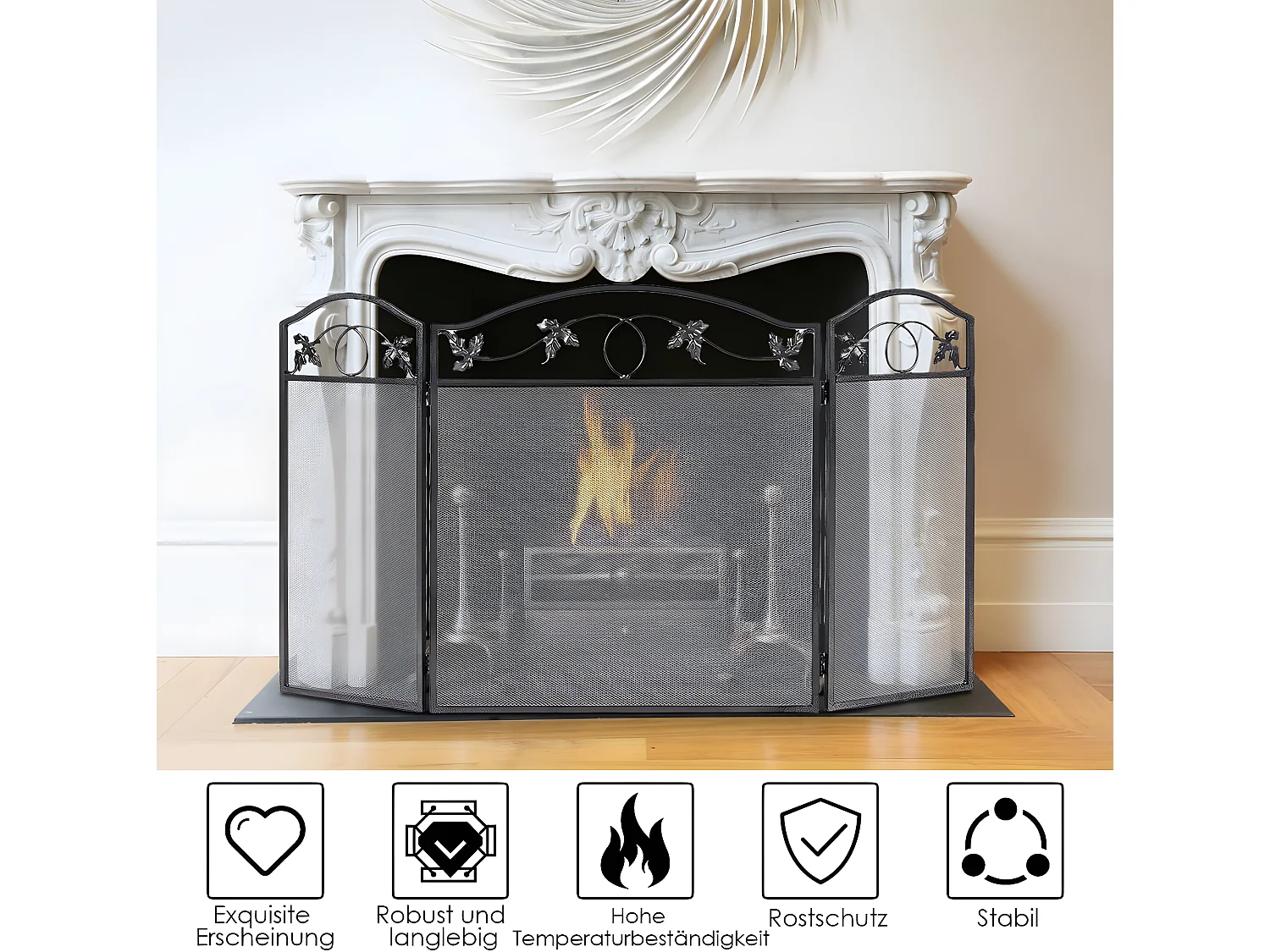 Funkenschutzgitter 3-teilig