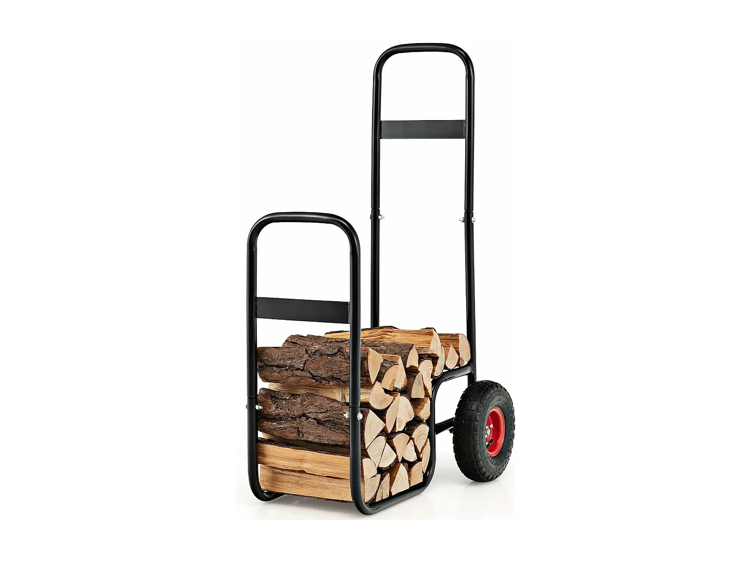 Brennholzwagen mit Rädern