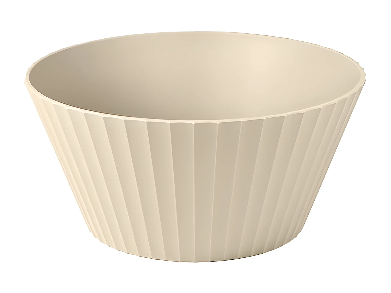 Tigela Nettuno Paestum 25cm Creme - Coleção intemporal e resistente a choques