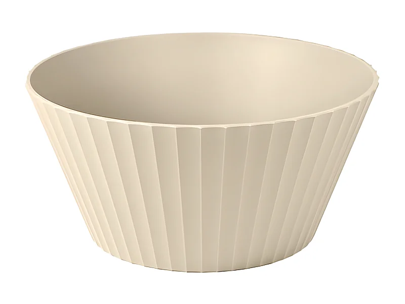 Tigela Nettuno Paestum 25cm Creme - Coleção intemporal e resistente a choques