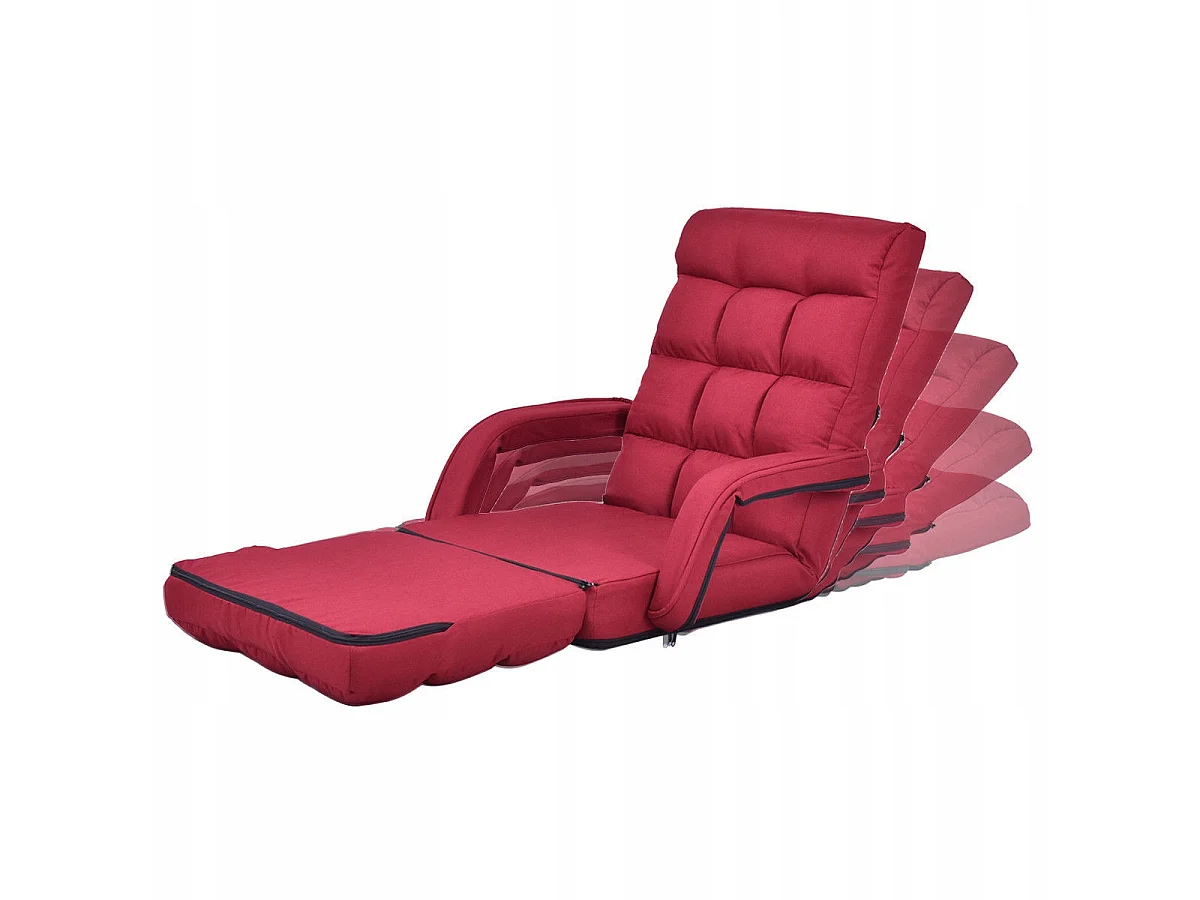 FAUTEUIL DE SOL CONVERTIBLE, CHAISE LONGUE, CANAPÉ-LIT