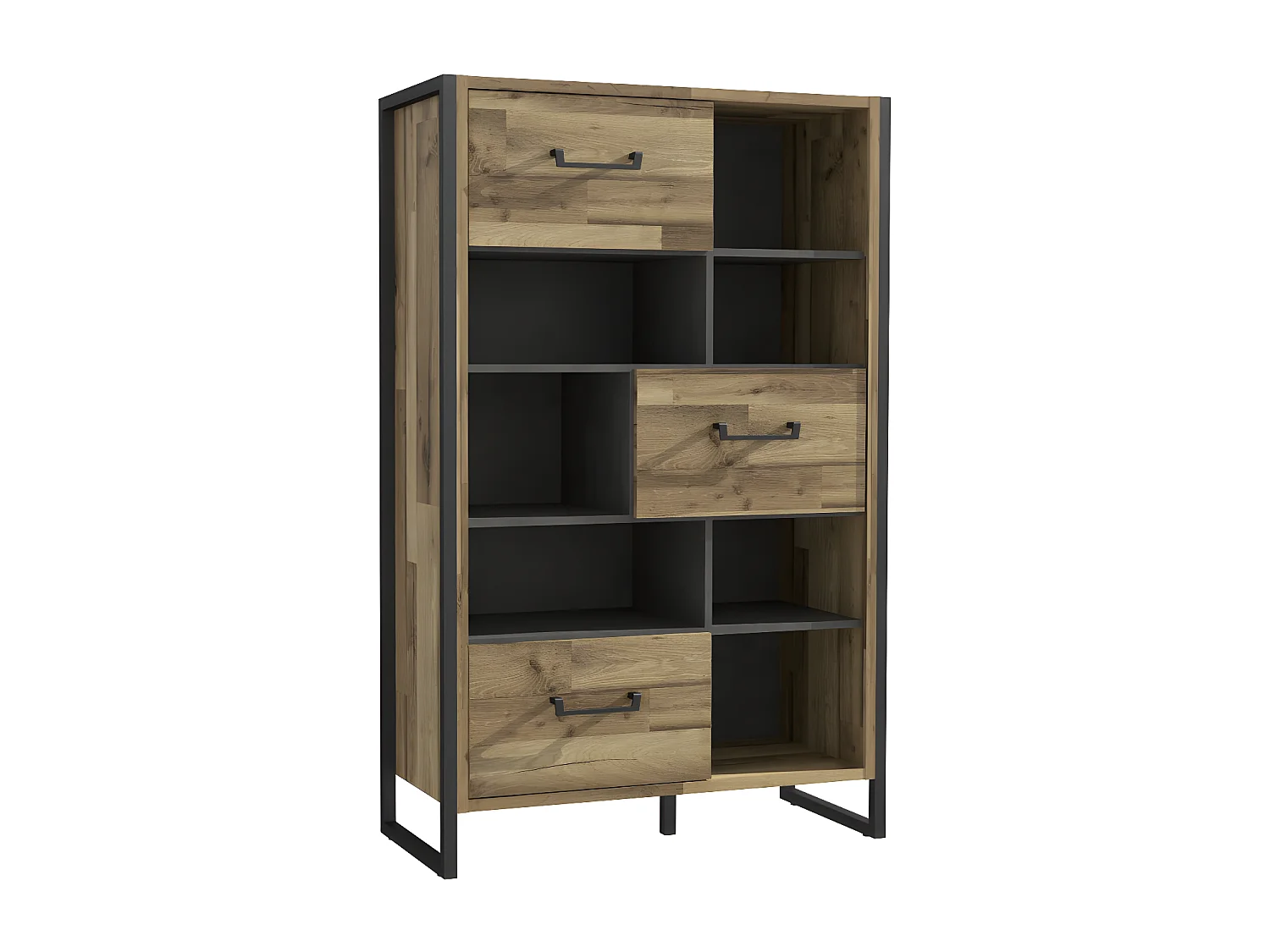 Libreria Hud/ Legno-marrone