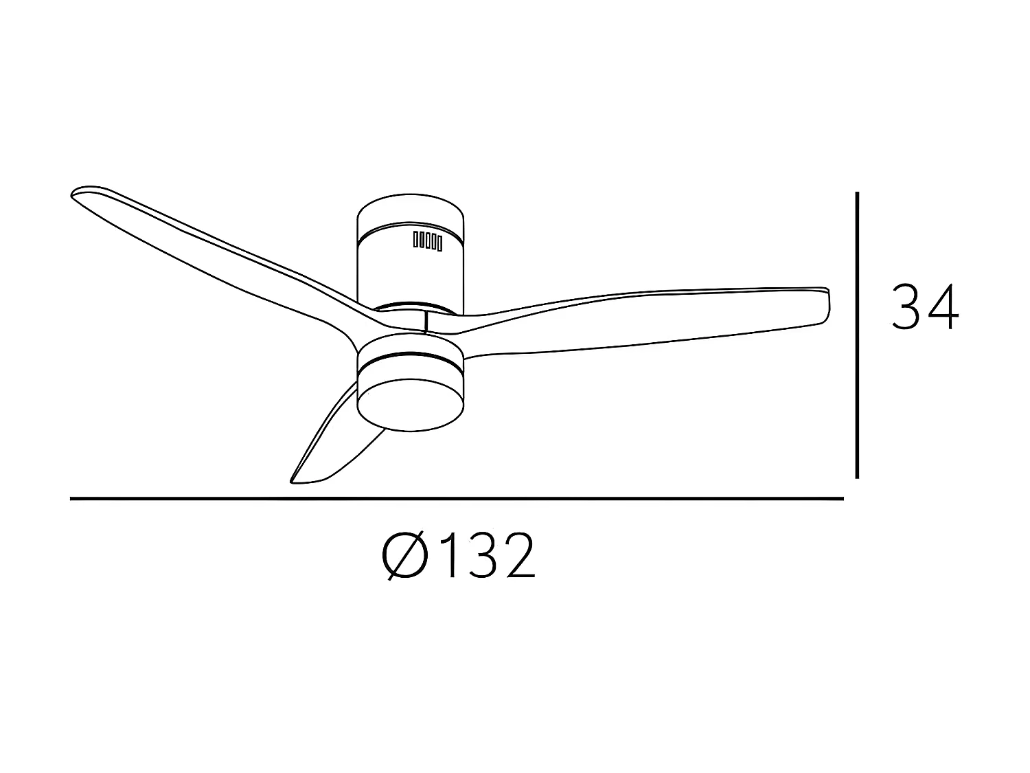 Ventilador Dc Aguilon Niquel Haya Led Con Memoria De Color