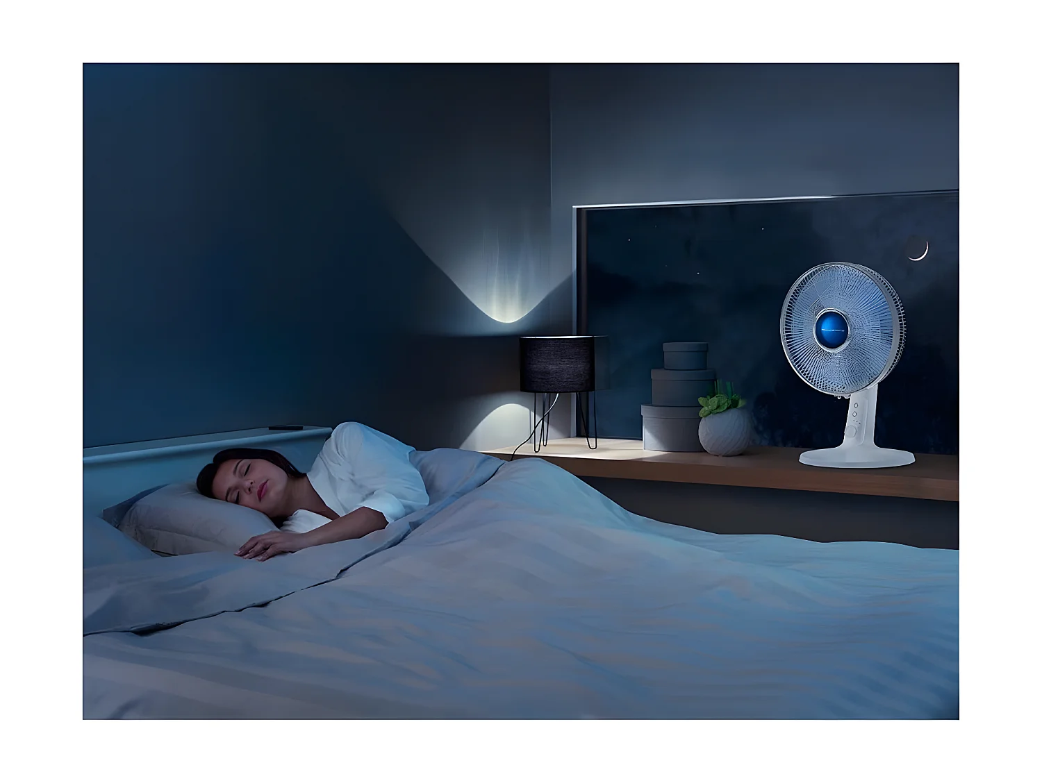 Rowenta Ventilateur de table 30cm 40w blanc - VU2730F0