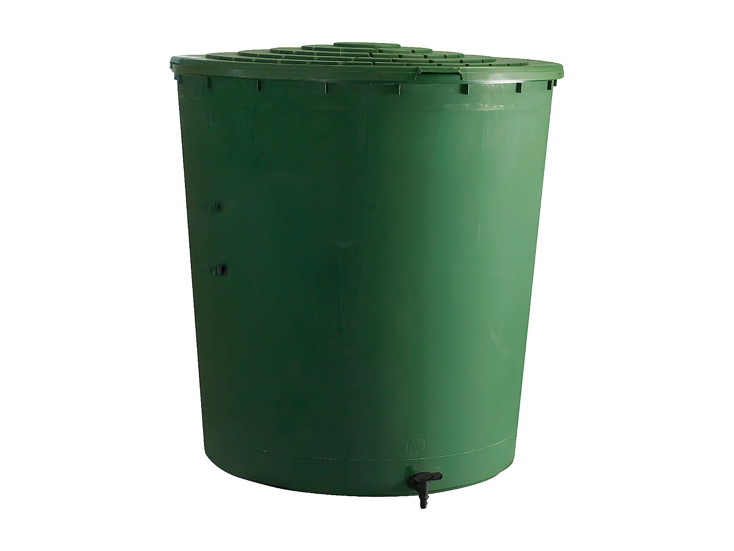 Recuperador de água "UBUD" de 200L em resina para jardim - Verde