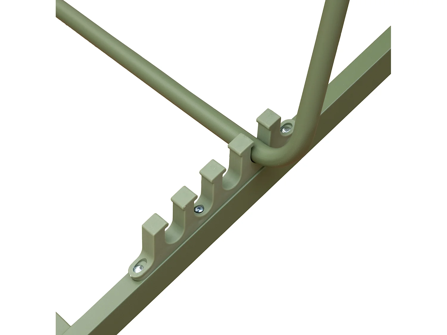 Set van 2 CYPRUS stoelen - saliegroen textilene / saliegroen structuur