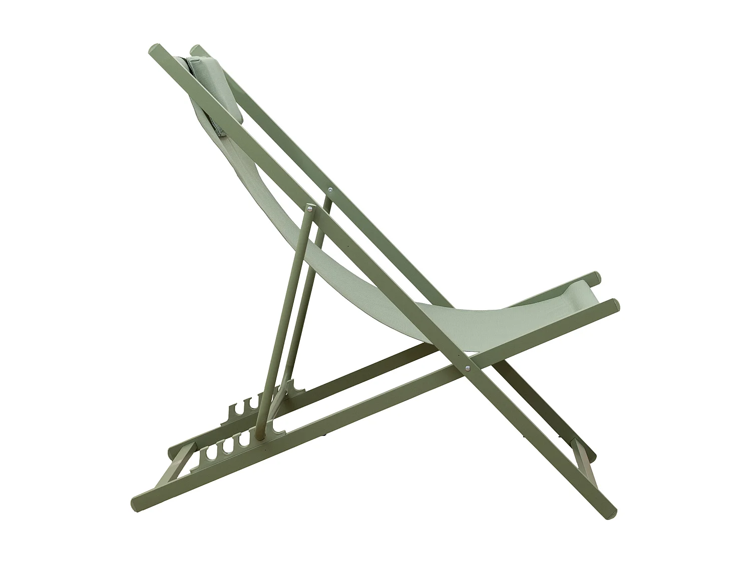 Conjunto de 2 cadeiras CYPRUS - textilene verde sálvia/estrutura verde sálvia