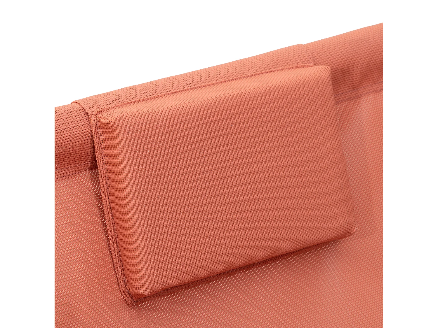 Set di 2 sedie CYPRUS - struttura in terracotta textilene/terracotta