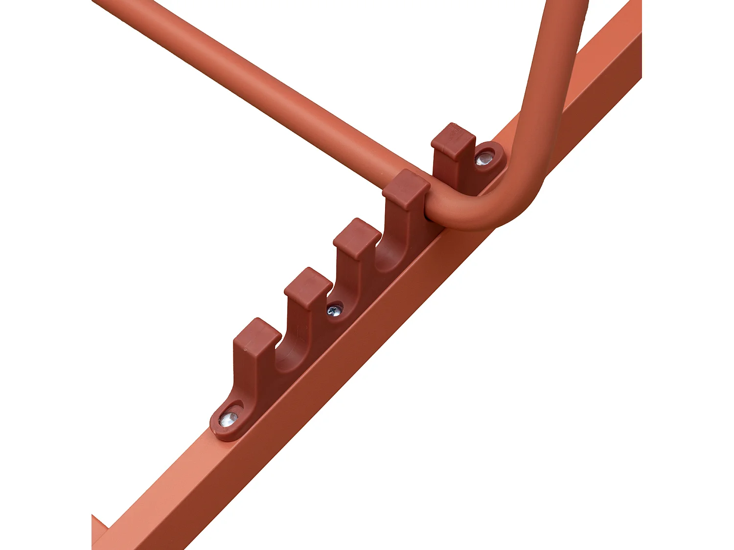 Set di 2 sedie CYPRUS - struttura in terracotta textilene/terracotta