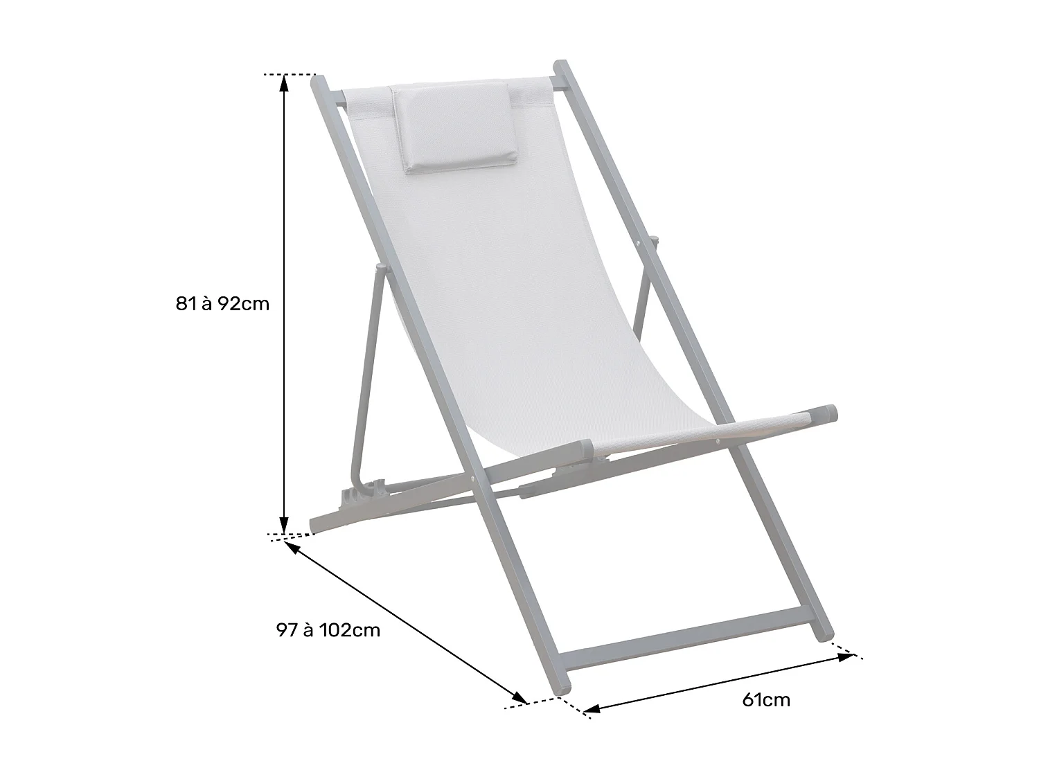 Set van 2 CYPRUS stoelen - terracotta textilene/terracotta structuur