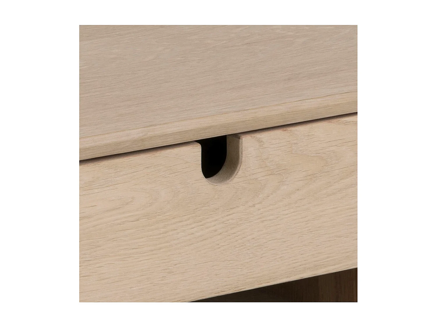 Chevet suspendu rectangulaire en bois 1 niche et 1 tiroir - CENTIOR