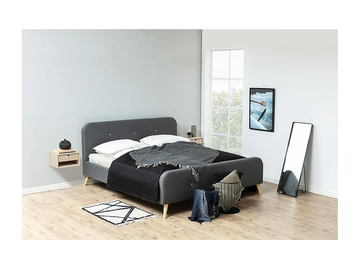 Aurora nachtkastje 1 lade wit.