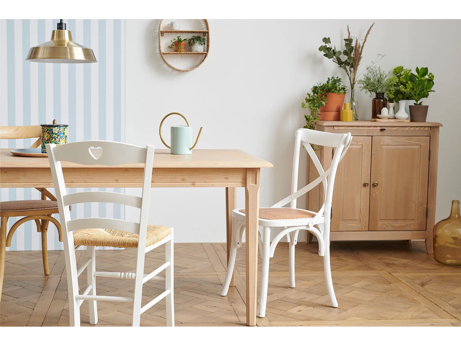 Chaises bistrot en rotin (lot de 2) - ESTAMINET