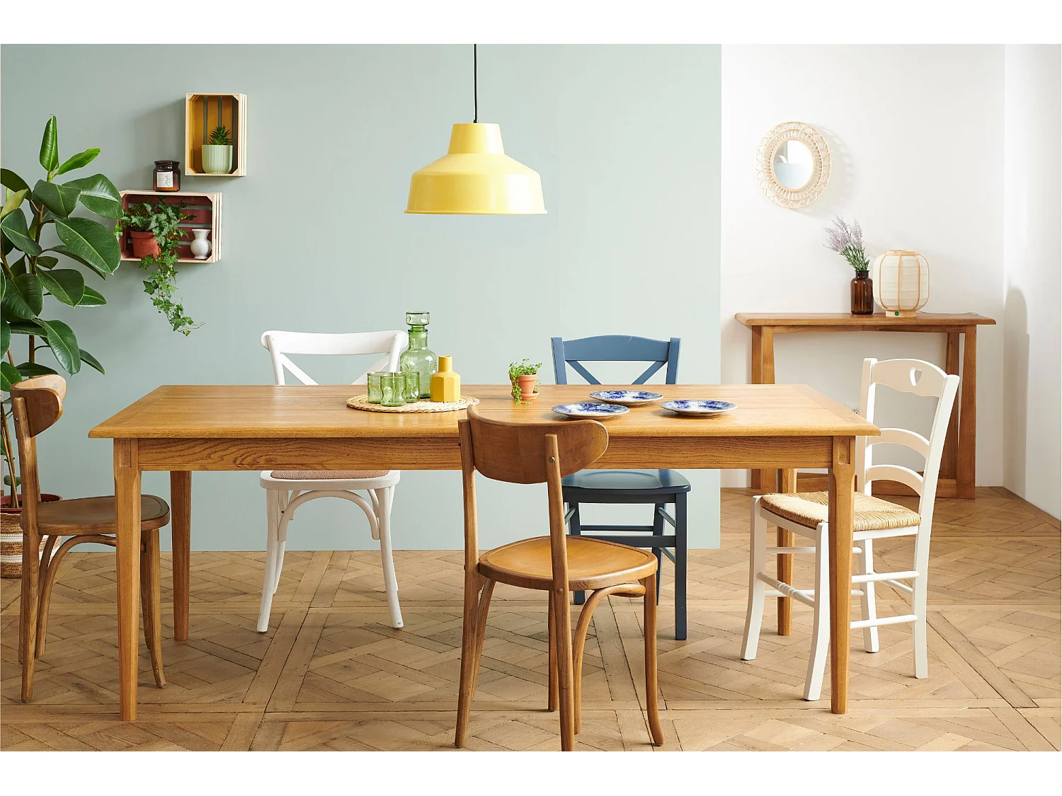 Chaises bistrot en rotin (lot de 2) - ESTAMINET