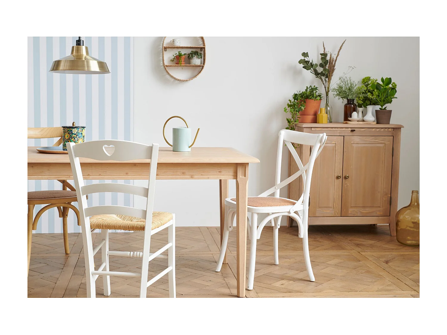 Chaises bistrot en rotin (lot de 2) - ESTAMINET