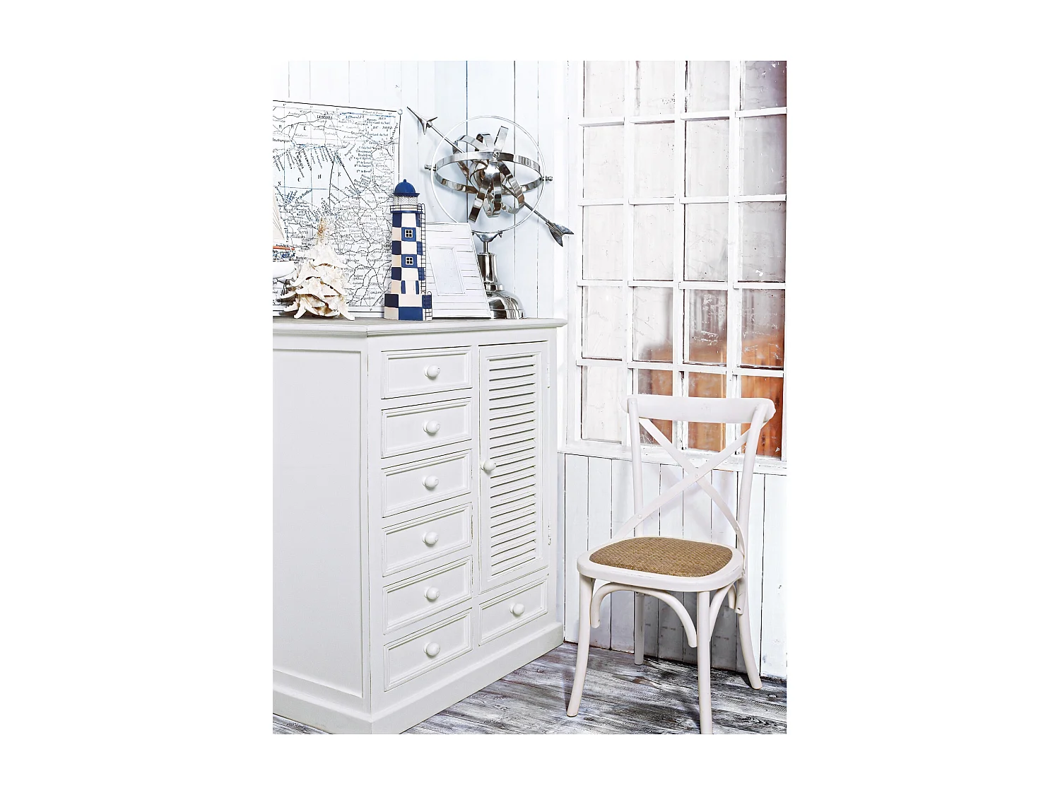 Chaises bistrot en rotin (lot de 2) - ESTAMINET