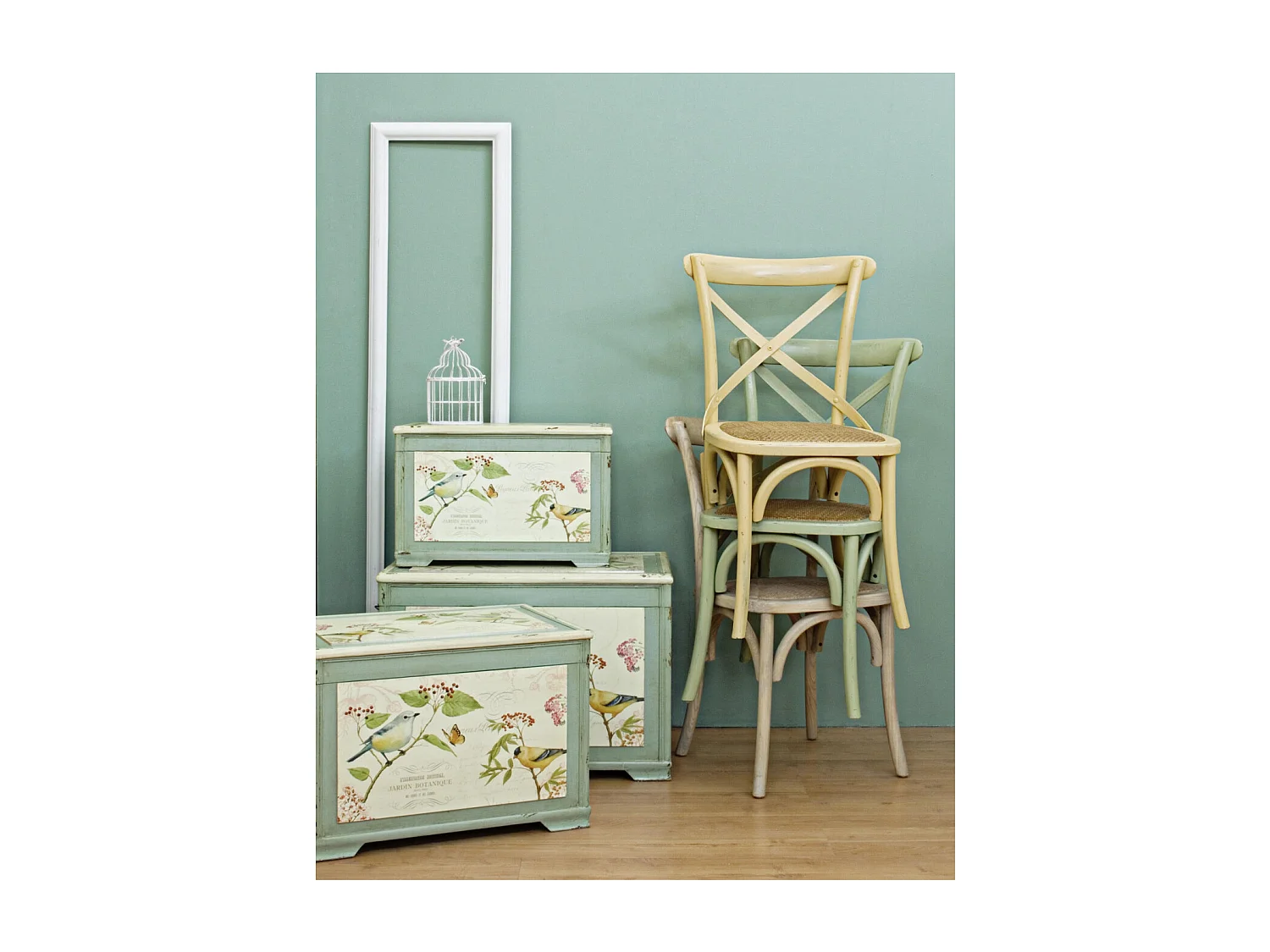 Chaises bistrot en rotin (lot de 2) - ESTAMINET