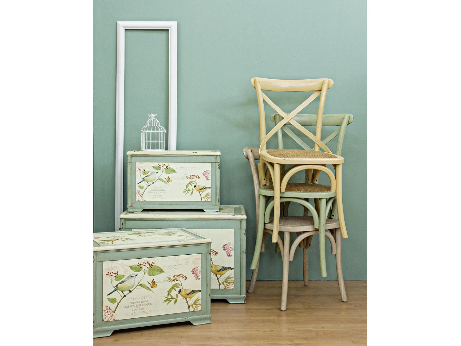 Chaises bistrot en rotin (lot de 2) - ESTAMINET