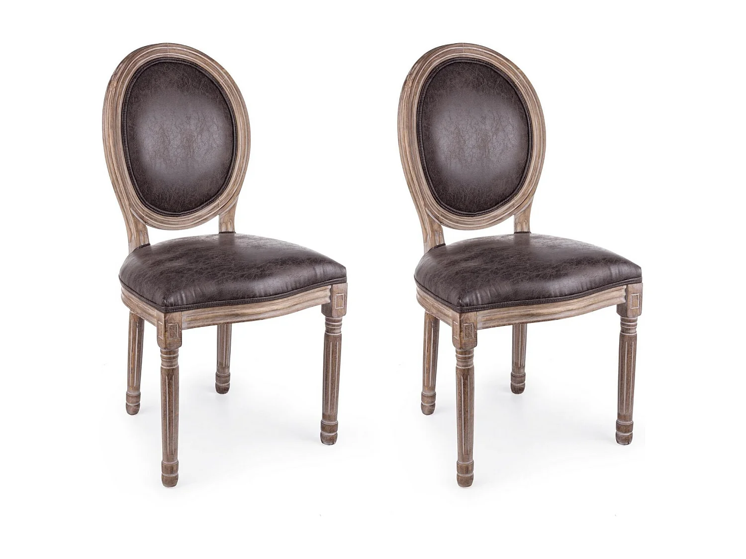 Chaise médaillon (lot de 2) - VICTORIENNE