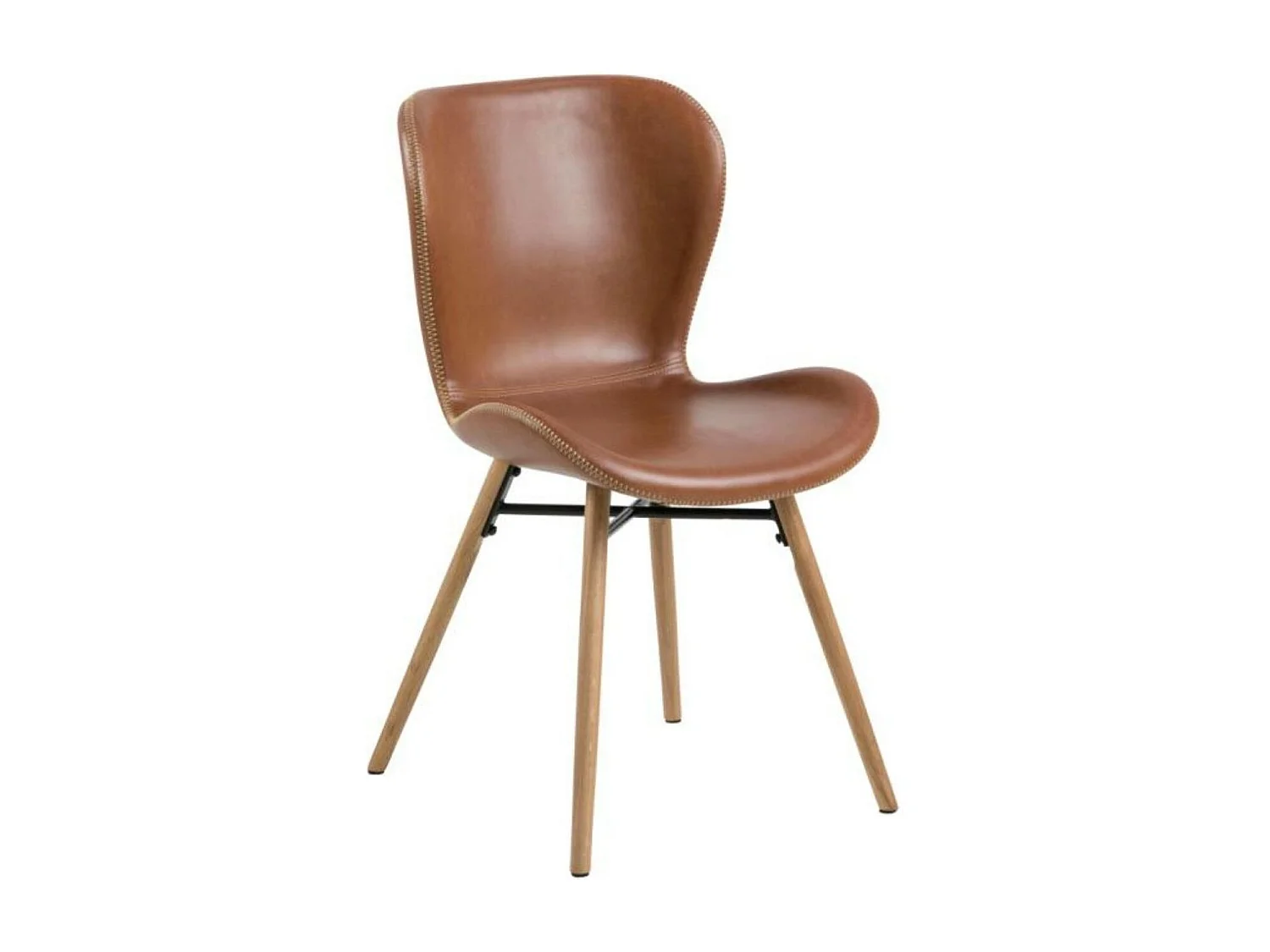 Chaises simili et bois (lot de 2) - MATILDA