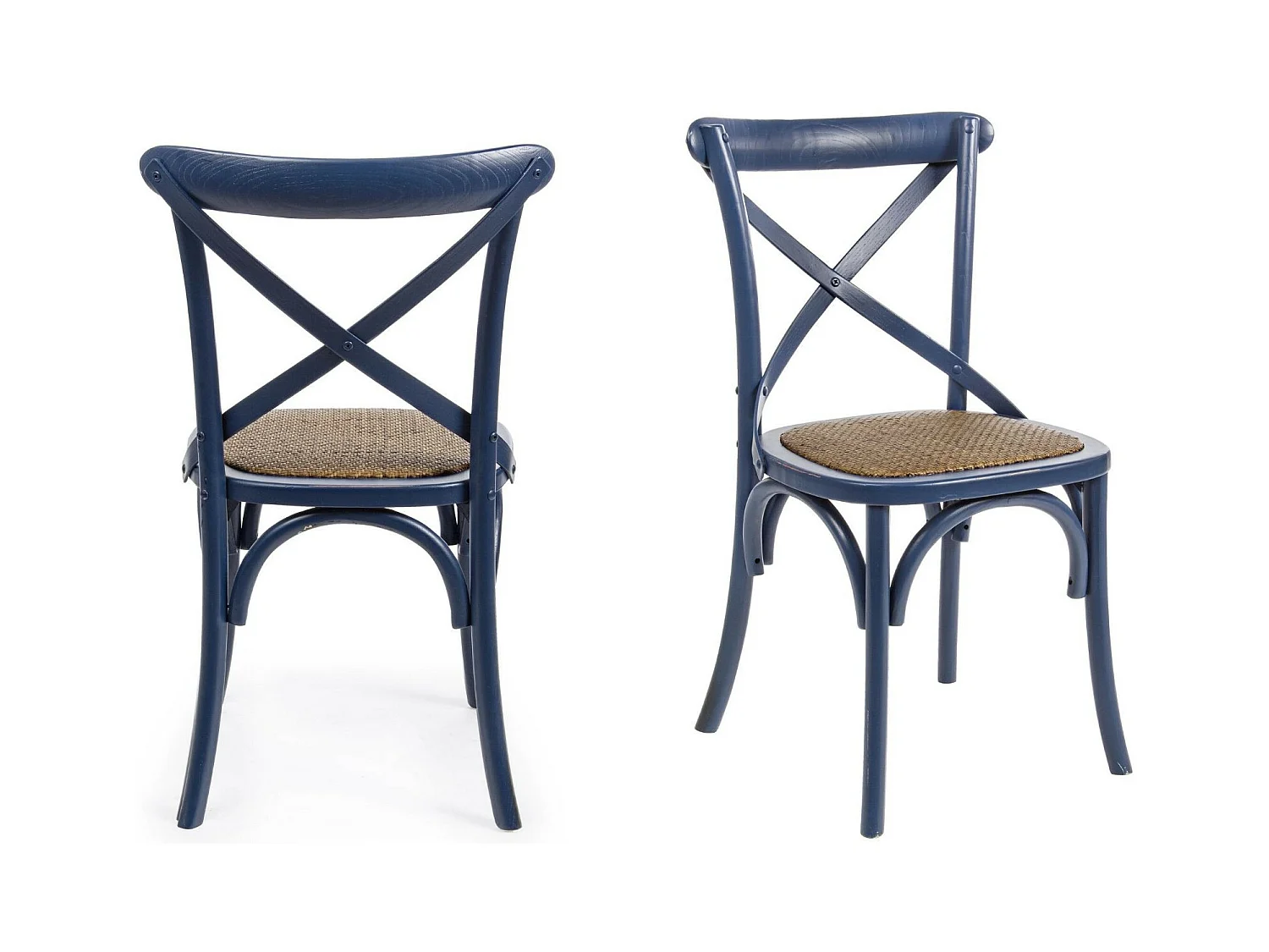 Chaises bistrot en rotin (lot de 2) - ESTAMINET