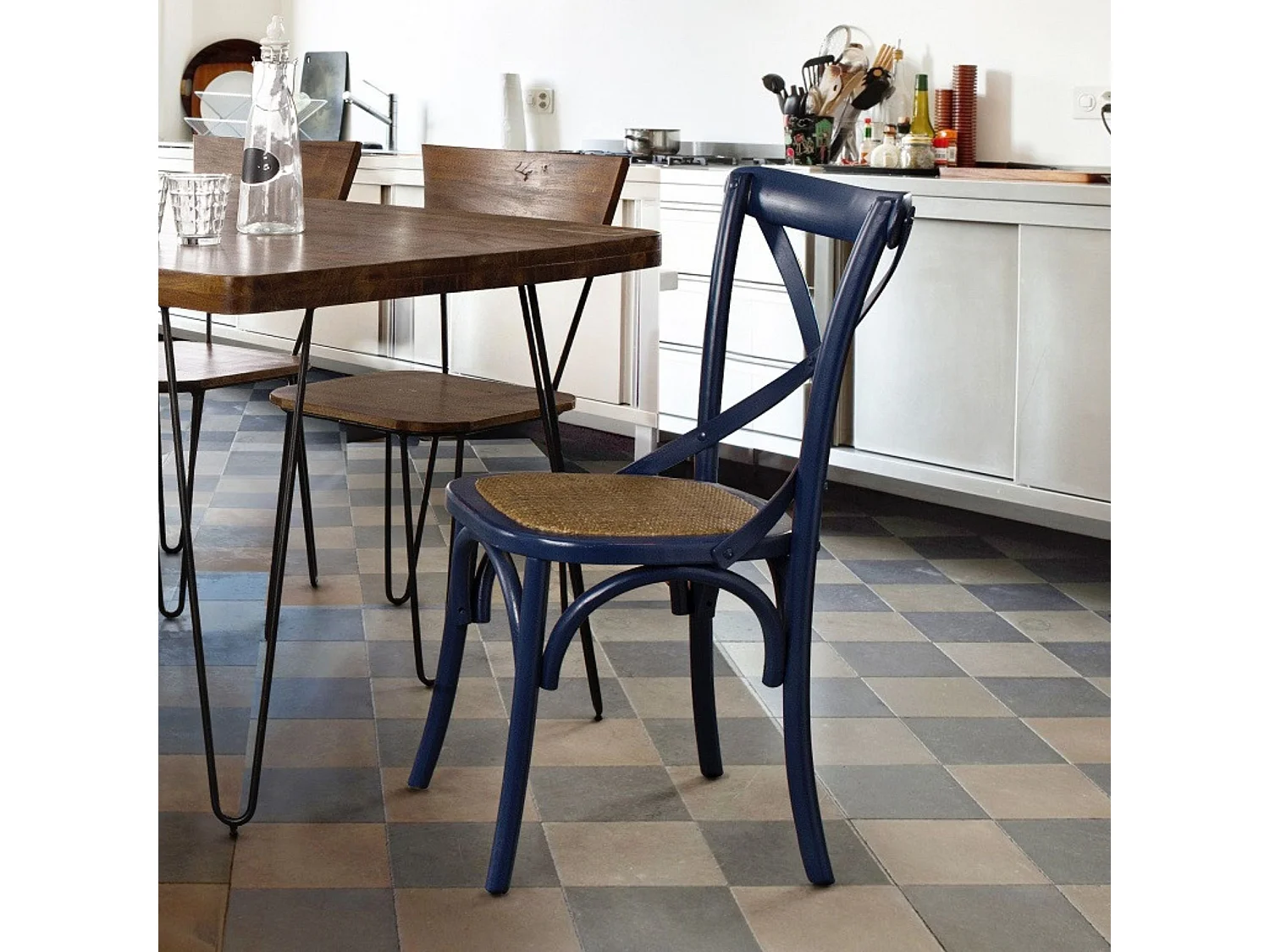 Chaises bistrot en rotin (lot de 2) - ESTAMINET