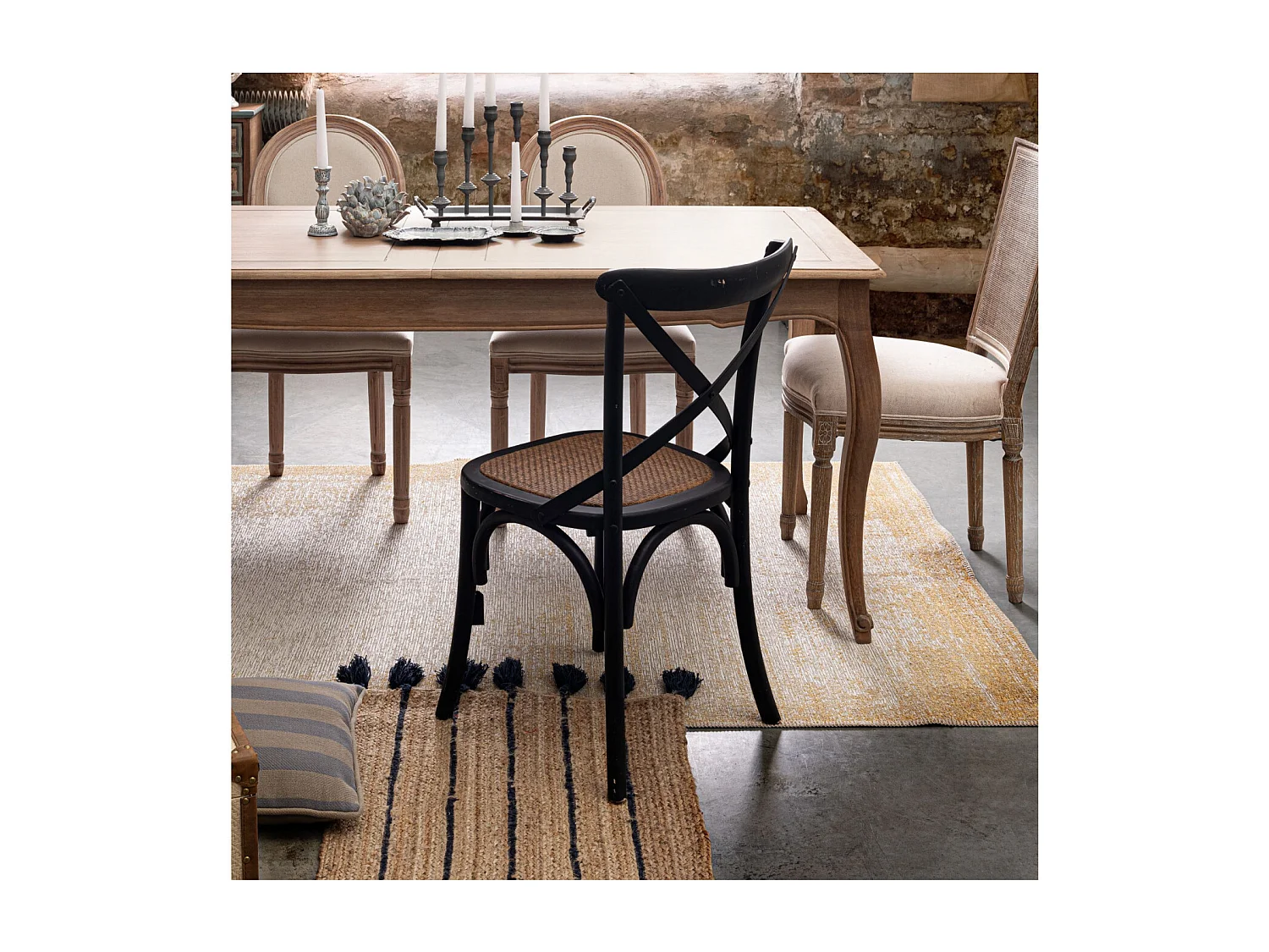 Chaises bistrot en rotin (lot de 2) - ESTAMINET